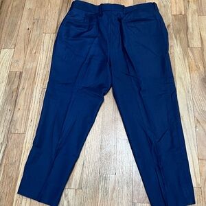 Elegant Men's Dark Blue Dress Pants